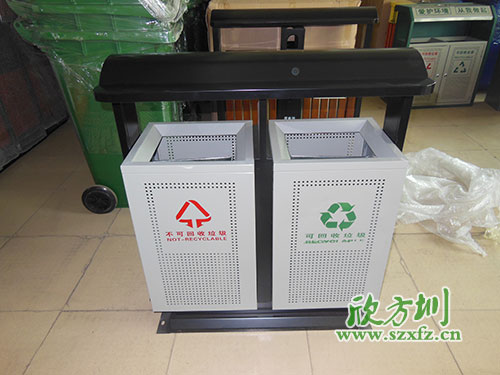 貴陽物業(yè)戶外鋼板沖孔垃圾桶，客戶的二次選擇。