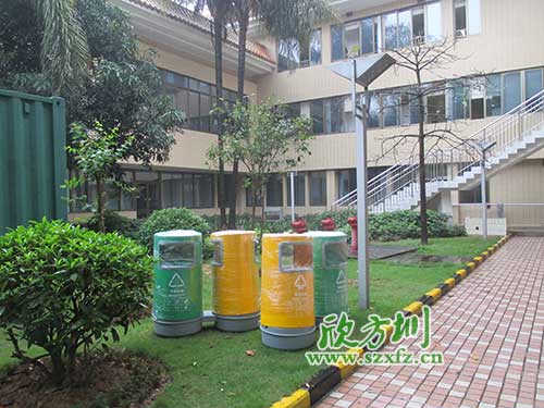 韶關(guān)物業(yè)分類玻璃鋼垃圾桶，提升社區(qū)好環(huán)境。